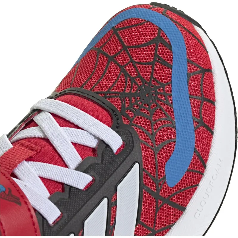 Adidas Originals Pure Ruby/Ftwr White/Bright Blue Runfalcon Spider-Man El C Sneakers 3