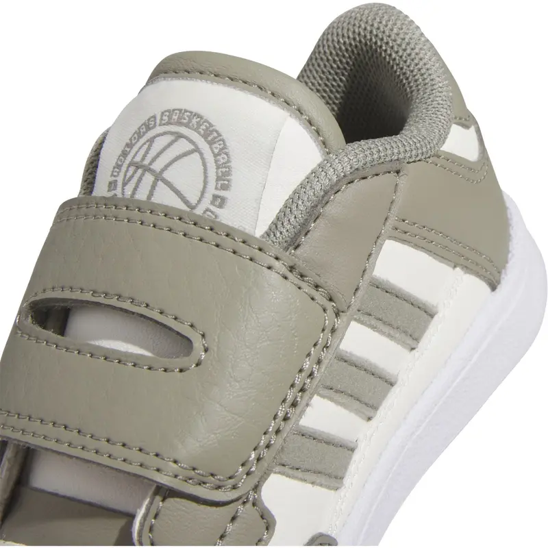 Adidas Originals Silver Pebble/Cloud White/Ftwr White Rapid Court Cf I Sneakers 3