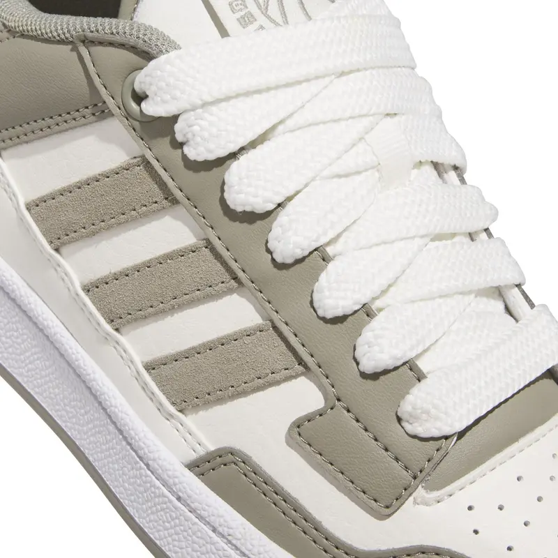 Adidas Originals Silver Pebble/Cloud White/Ftwr White Rapid Court Low J Sneakers 4