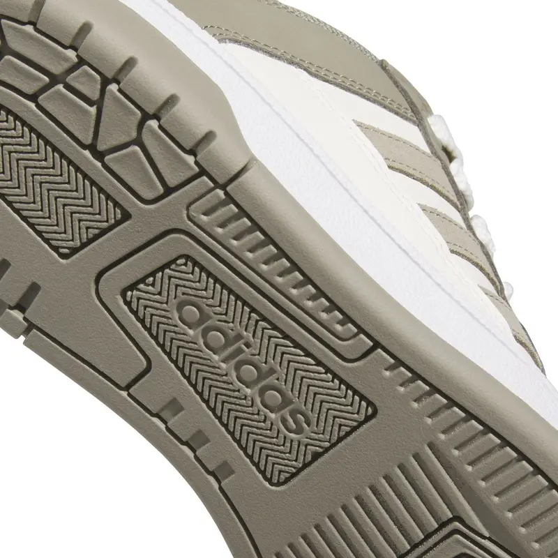 Adidas Originals Silver Pebble/Cloud White/Ftwr White Rapid Court Low J Sneakers 5