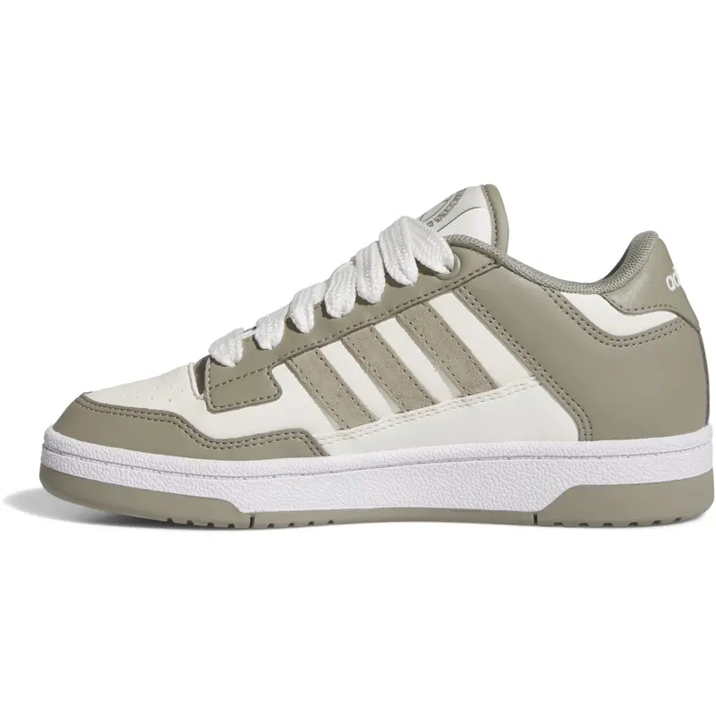 Adidas Originals Silver Pebble/Cloud White/Ftwr White Rapid Court Low J Sneakers 6