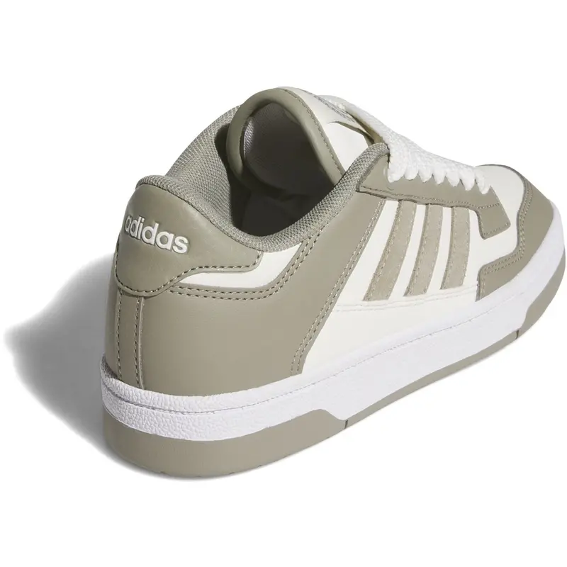 Adidas Originals Silver Pebble/Cloud White/Ftwr White Rapid Court Low J Sneakers 7