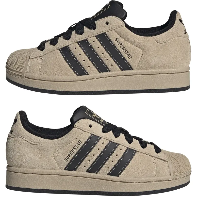 Adidas Originals Stone Khaki/Core Black/Stone Khaki Superstar Ii J Sneakers 5