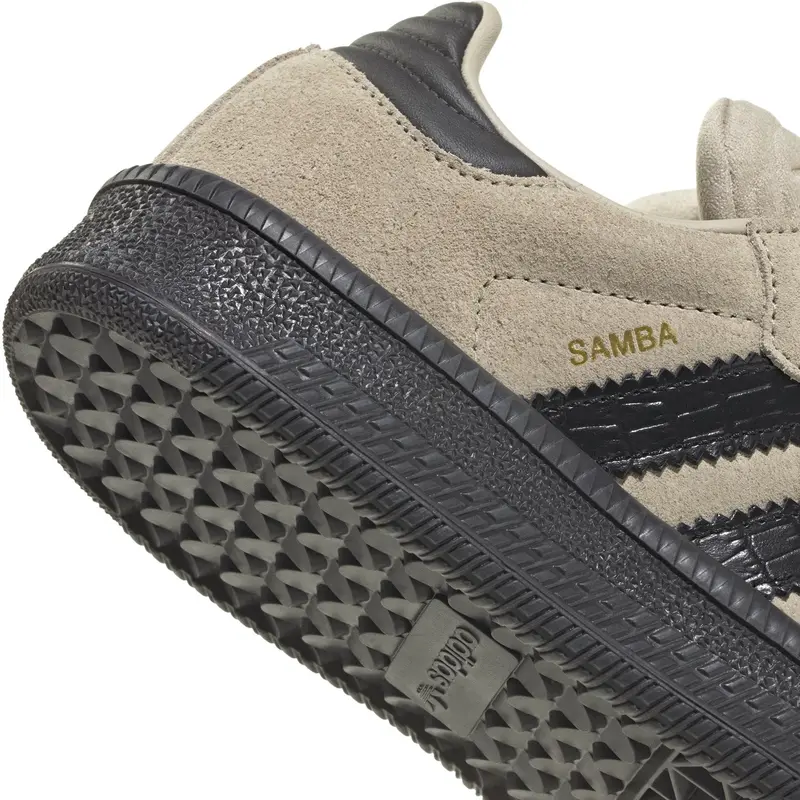 Adidas Originals Stone Khaki/Core Black/Utility Black Samba Xlg J Sneakers 4