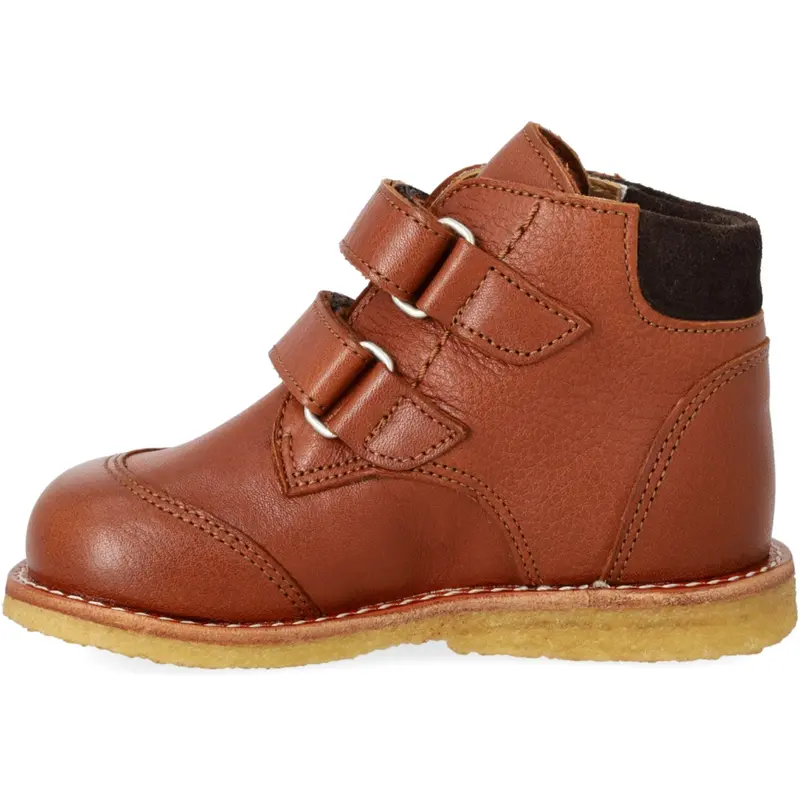 Angulus Cognac/Dark Brown Begynder Tex-Støvle 5