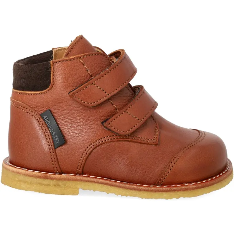 Angulus Cognac/Dark Brown Begynder Tex-Støvle 6