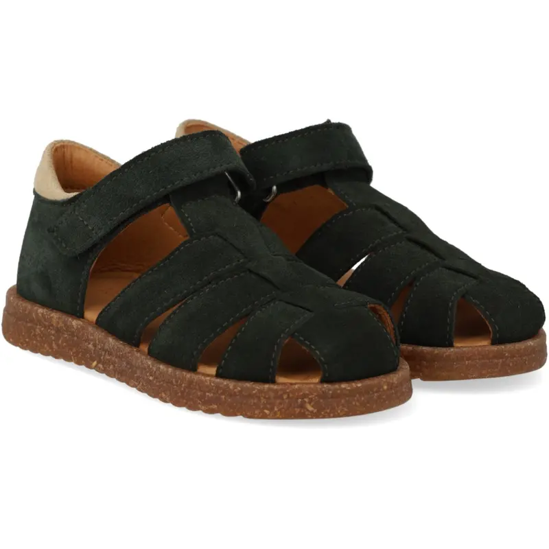 Angulus Deep Teal/Sand Sandal Med Justerbar Velcrolukning 1