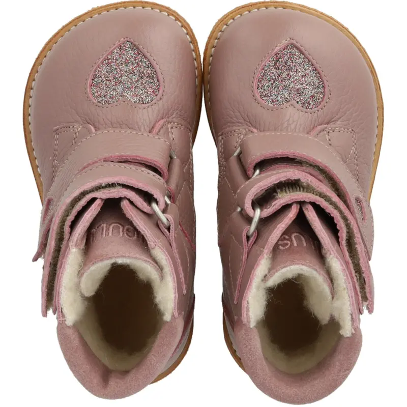 Angulus Faded Rose/Multi Glitter Tex-Støvle Med Funklende Glitterhjerter 2