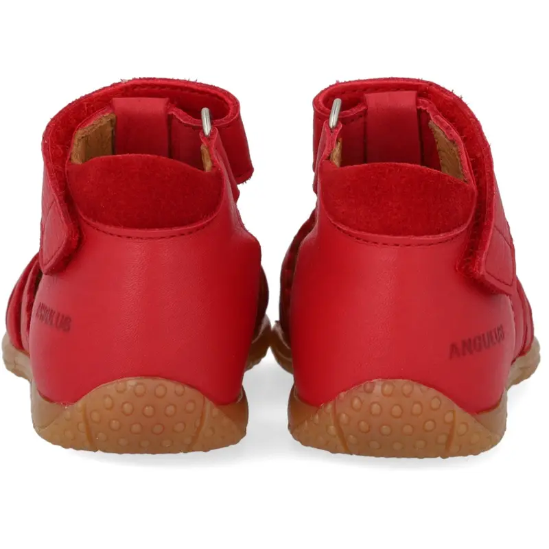 Angulus Red/Red Sandal Med Broderi 3