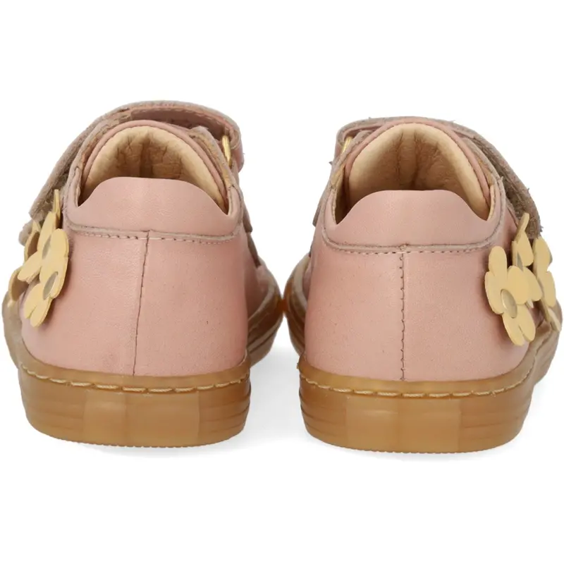 Angulus Rosebud/Mellow Yellow Begynder Sneaker Med Blomsterapplikationer 3