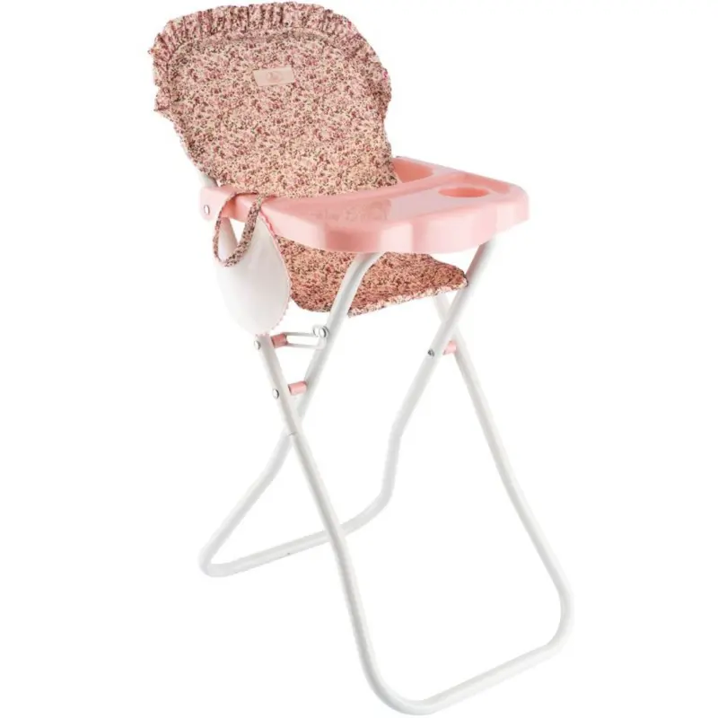Así Martina Kollektion - Højstol Med Bakke Og Hagesmæk, Til Dukker 36–46 Cm 1