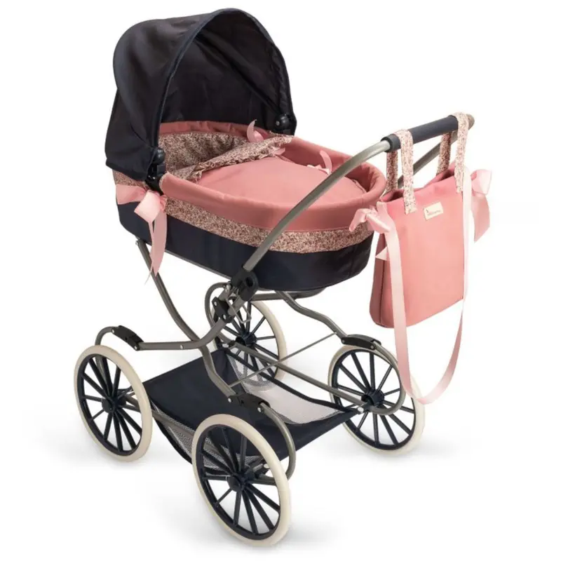Así Martina Kollektion - Luksus Barnevogn, Lift Og Klapvogn I Ét, Til Dukker 36–46 Cm 1