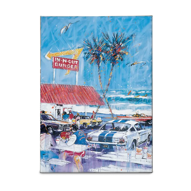 At The Beach Canvas 1