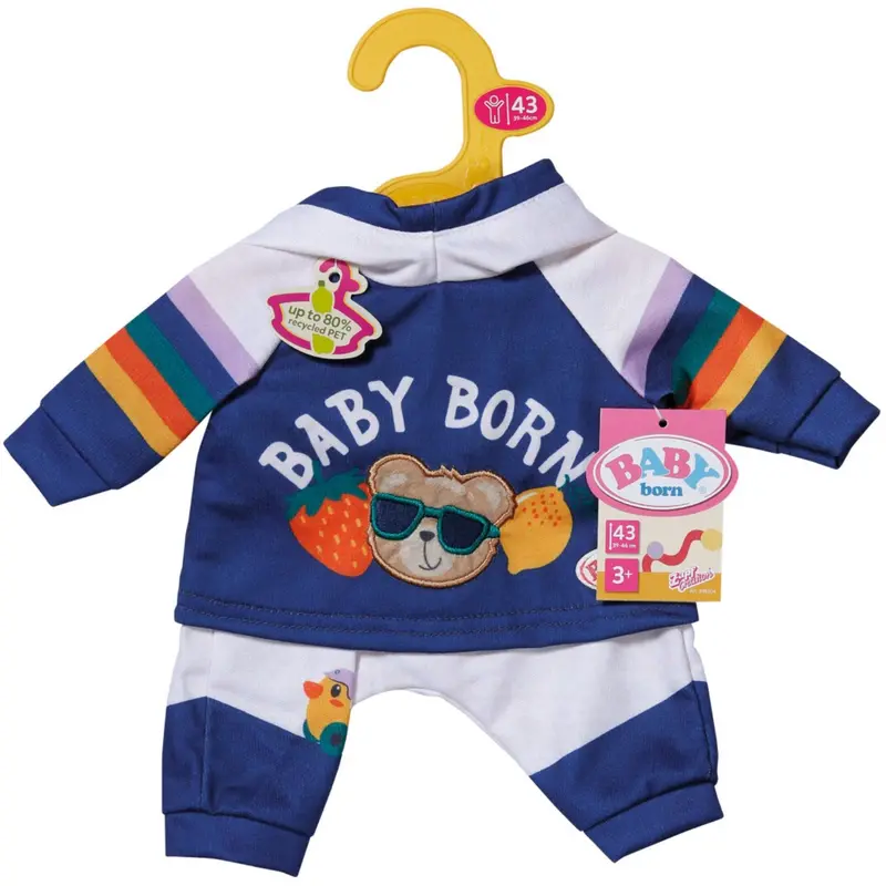 Baby Born Jogging Dragt Navy 43Cm 1