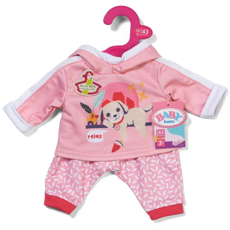 Baby Born Jogging Dragt Pink 43Cm 1