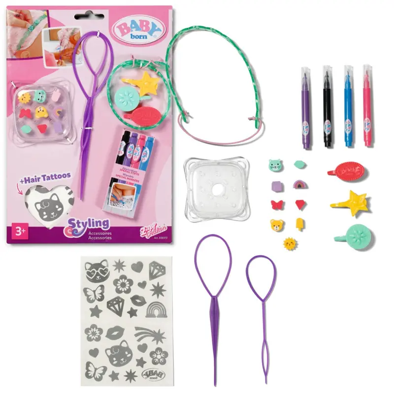 Baby Born Styling Marker & Tilbehør 1