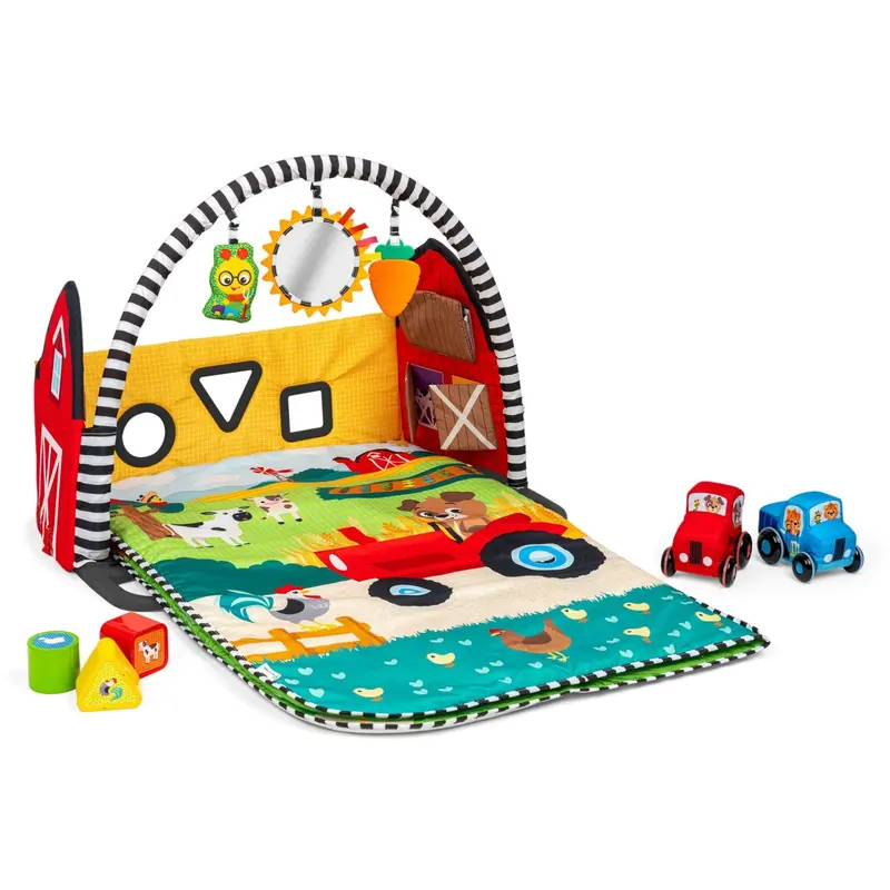 Baby Einstein Busy Barnyard™ Grow Med Me Activity Gym 1