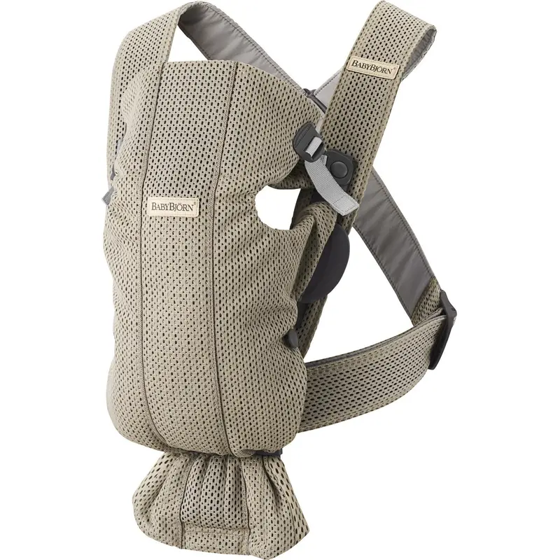 Babybjörn Grey Beige Bæresele Mini 1