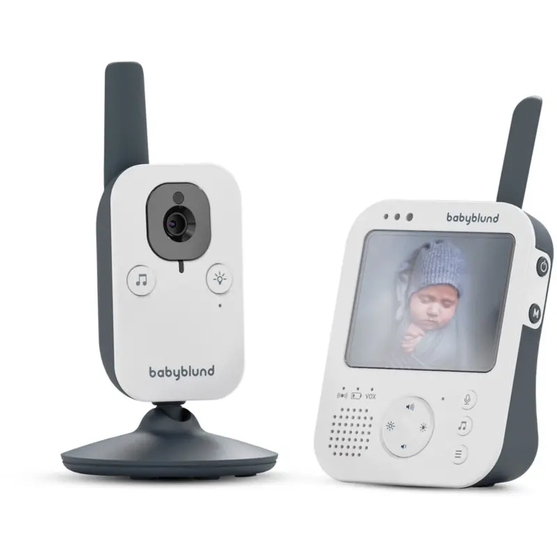 Babyblund White/Grey Bb75 Babyalarm 1