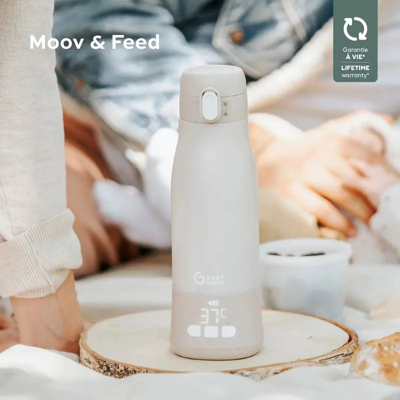 Babymoov Beige Moov & Feed Flaskevarmer 2