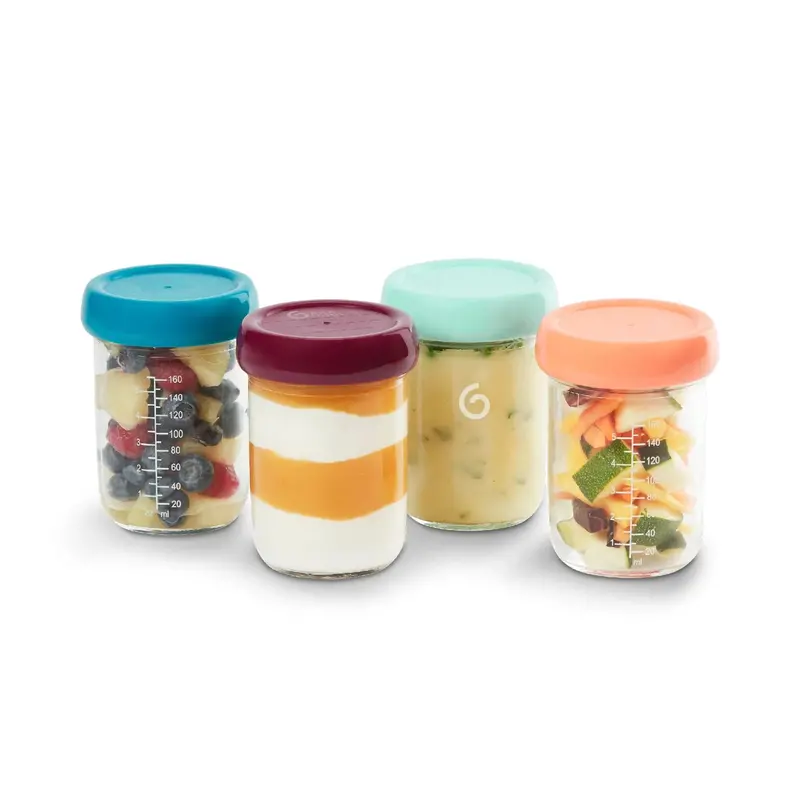Babymoov Multi Glasbøtter 240 Ml 4-Pak 1