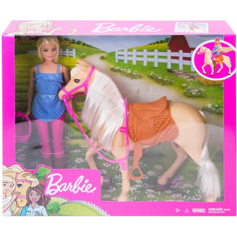 Barbie® Dukke Og Hest 1