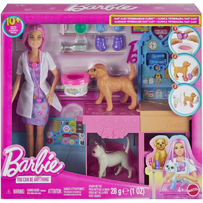 Barbie® Fast Cast Dyrlægeklinik 1