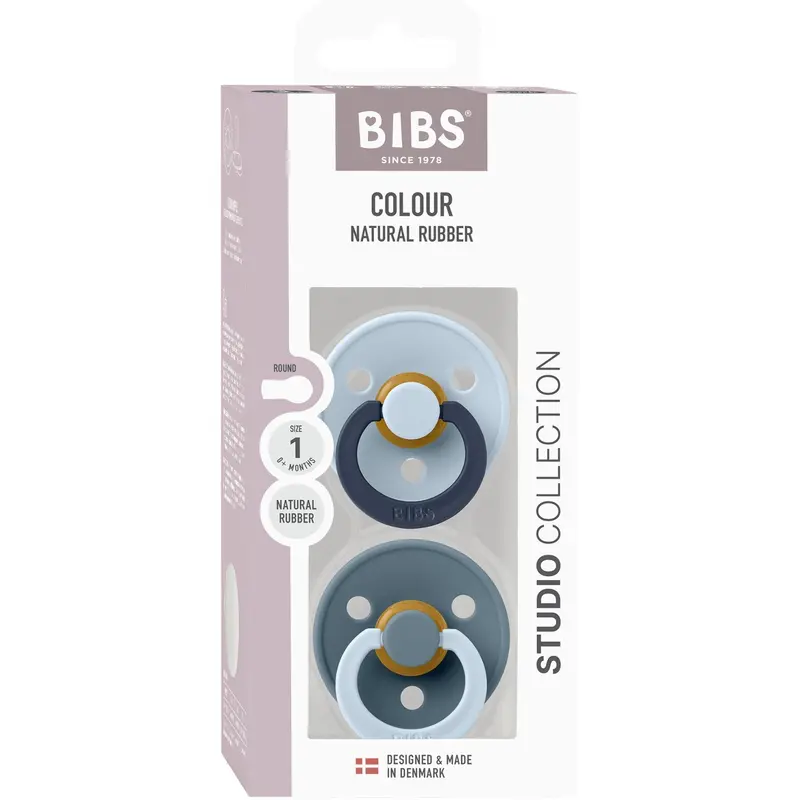 Bibs Baby Blue Sut Studio Colour 2-Pak Fusion Latex Petrol Mix 1