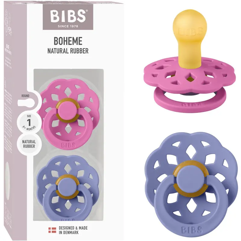 Bibs Bubblegum/Peri Sut Boheme 2-Pak Latex 1