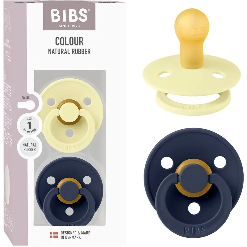 Bibs Luna Sut Colour 2-Pak Latex Deep Space 1