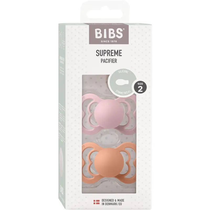 Bibs Pink Plum/Peach Sut Supreme 2-Pak Silikone 1