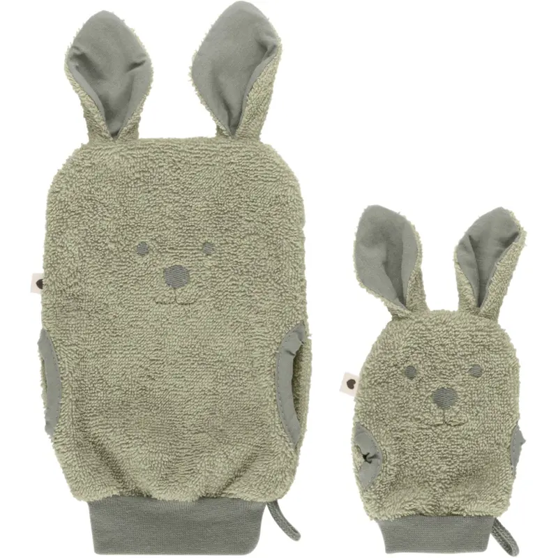 Bibs Sage 2-Pak Kangaroo Wash Cloth 1