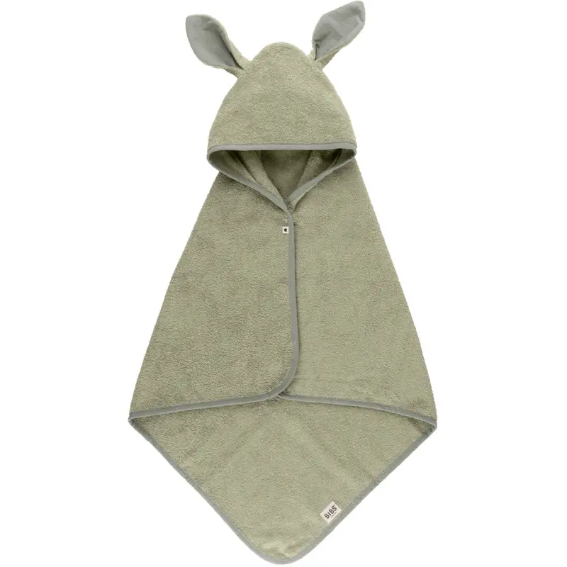 Bibs Sage Kangaroo Hætte Håndklæde Baby 1