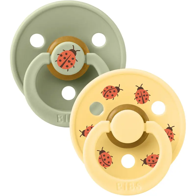 Bibs Sage Mix Sut Studio Colour Ladybug Latex 2-Pak 1
