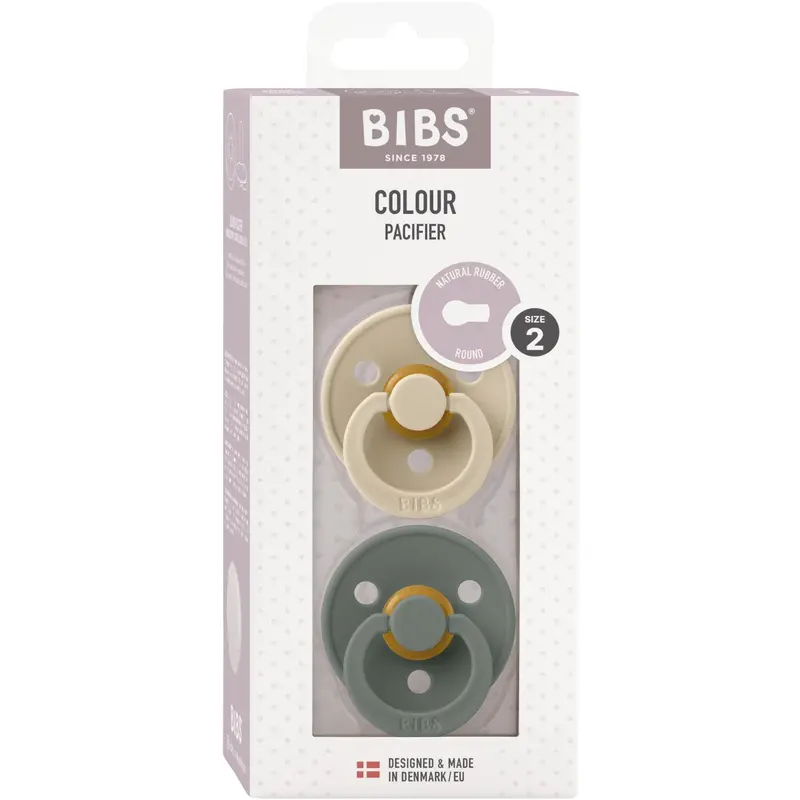 Bibs Vanilla/Pine Sut Colour 2-Pak Latex 1