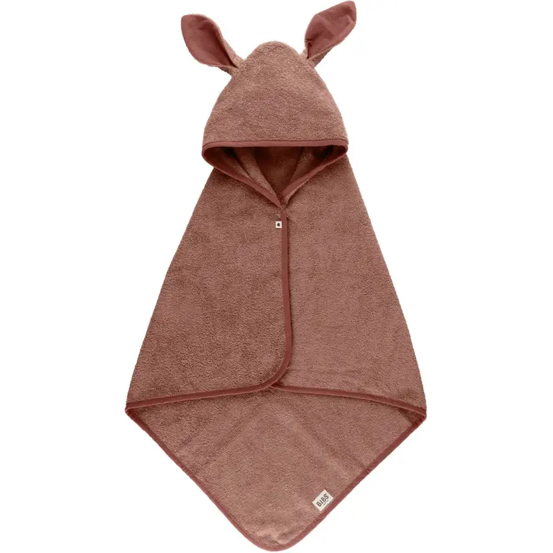 Bibs Woodchuck Kangaroo Hætte Håndklæde Baby 1