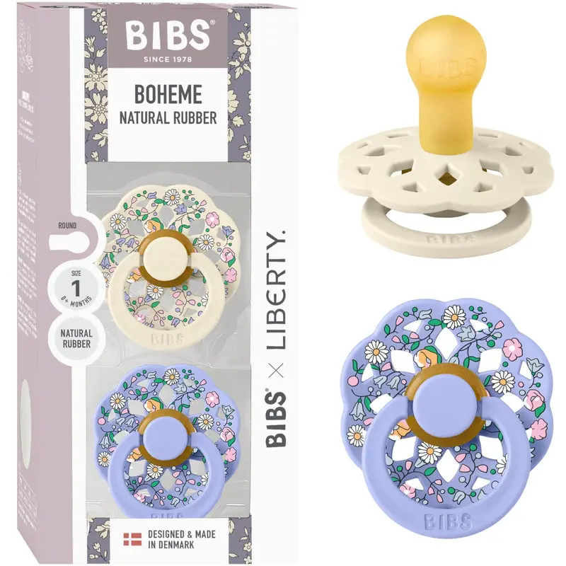 Bibs X Liberty Ivory Mix Sut Boheme 2-Pak Chloe Meadow Latex 1