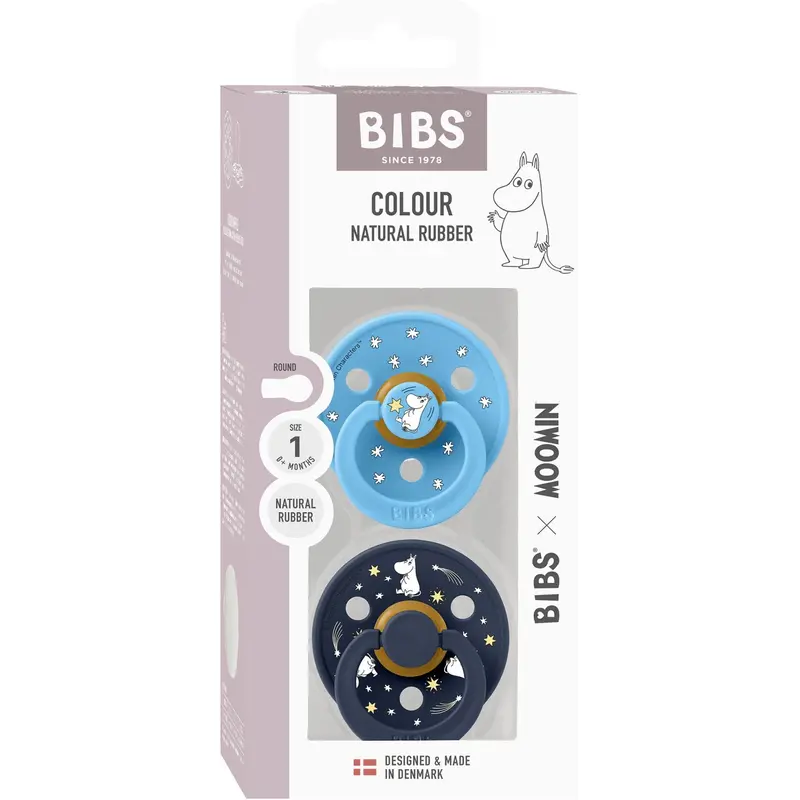 Bibs X Moomin Breeze Mix Sut Colour 2-Pak Good Night Latex 1