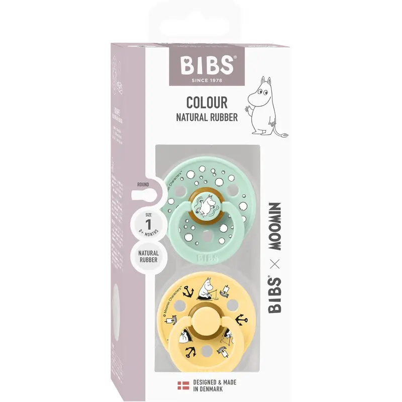 Bibs X Moomin Nordic Mint Mix Sut Colour 2-Pak Sailing Latex 1