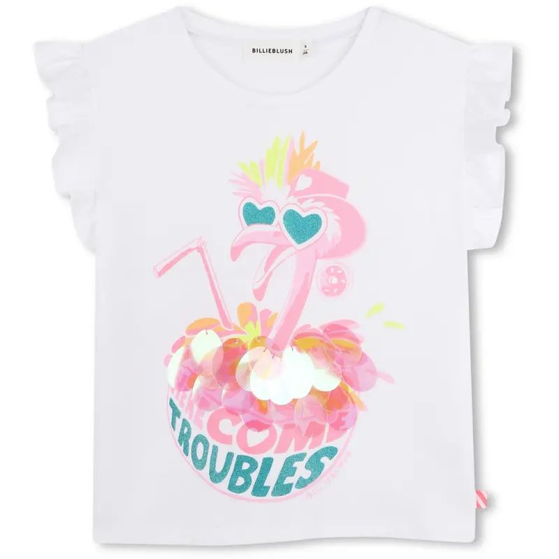 Billieblush White T-Shirt 1