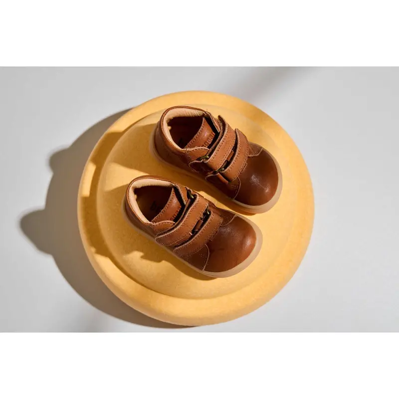 Bisgaard Cognac Barefoot Dex First Step Sko 6