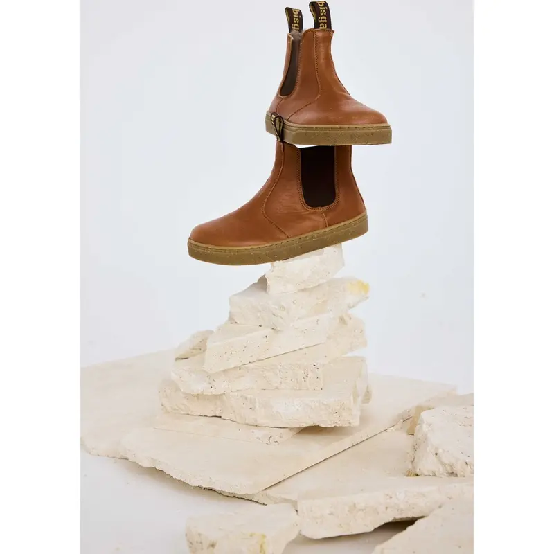 Bisgaard Cognac Barefoot Ene Lamb Støvler 2