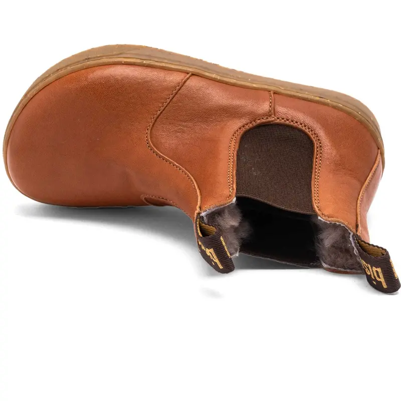 Bisgaard Cognac Barefoot Ene Lamb Støvler 5