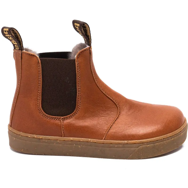 Bisgaard Cognac Barefoot Ene Lamb Støvler 6