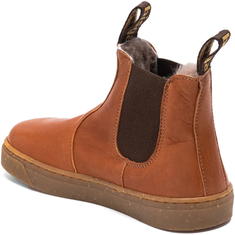 Bisgaard Cognac Barefoot Ene Lamb Støvler 7