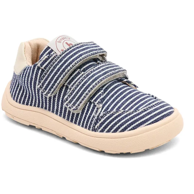 Bisgaard Navy Barefoot Skipper First Step Sko 1