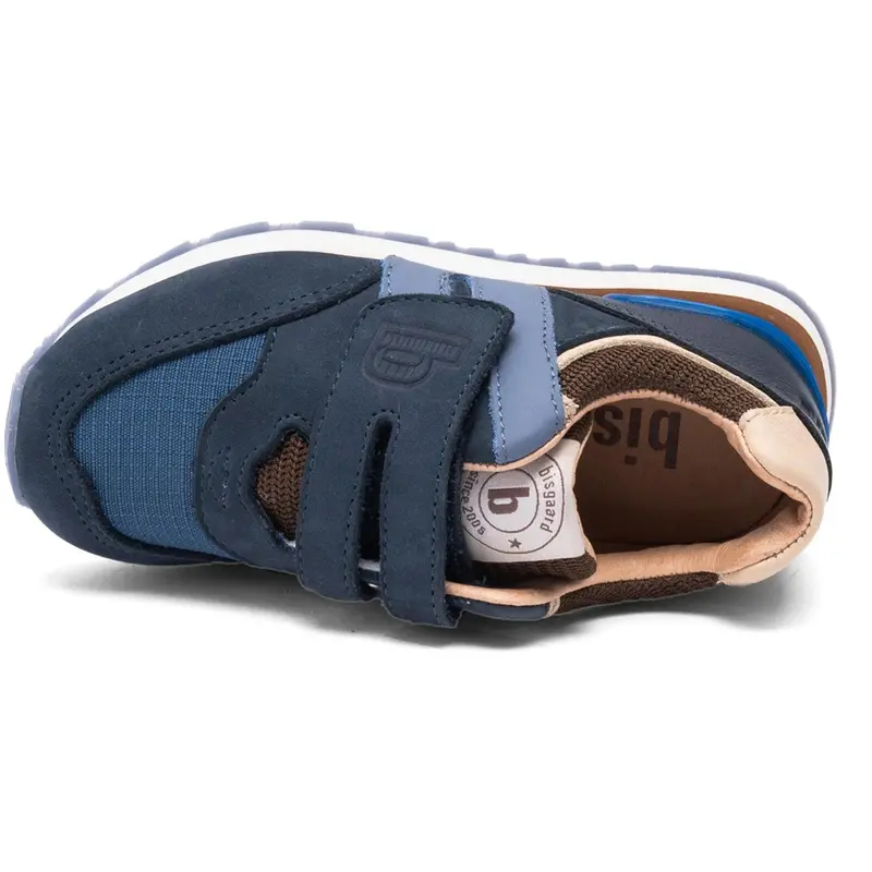 Bisgaard Navy Winston Velcro Sko 2