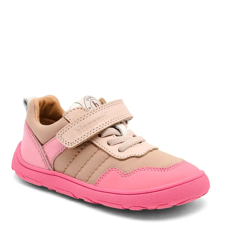 Bisgaard Pink Barefoot Baloo Velcro Sko 1