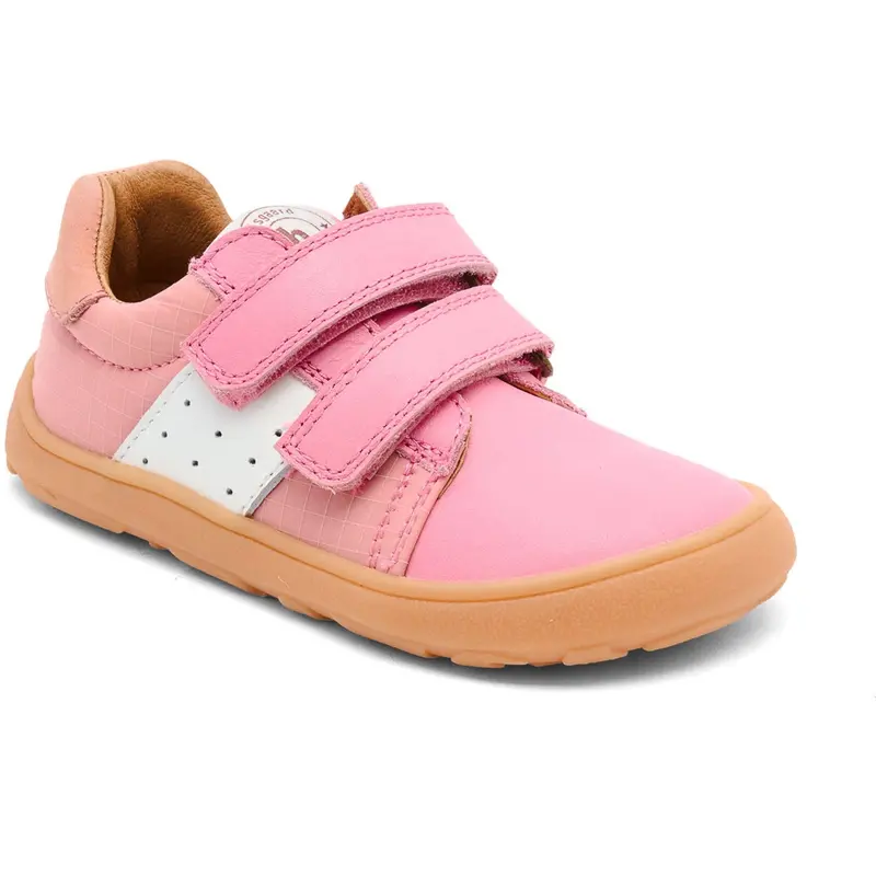 Bisgaard Pink Barefoot Ricco Velcro Sko 1