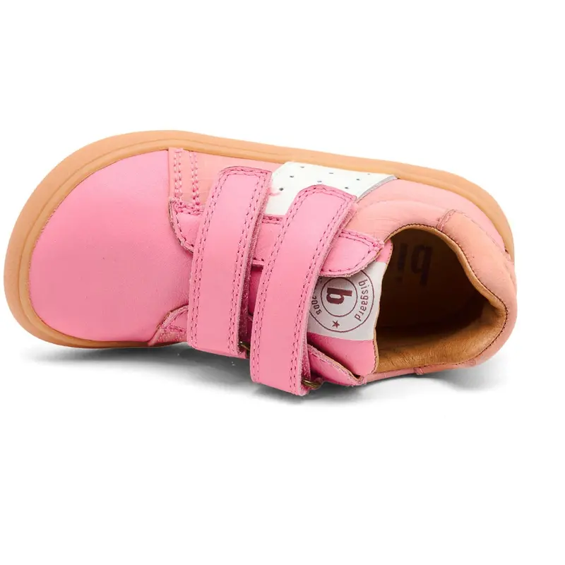 Bisgaard Pink Barefoot Ricco Velcro Sko 3